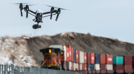 BNSF deploying cameras, drones to boost terminal cargo flow