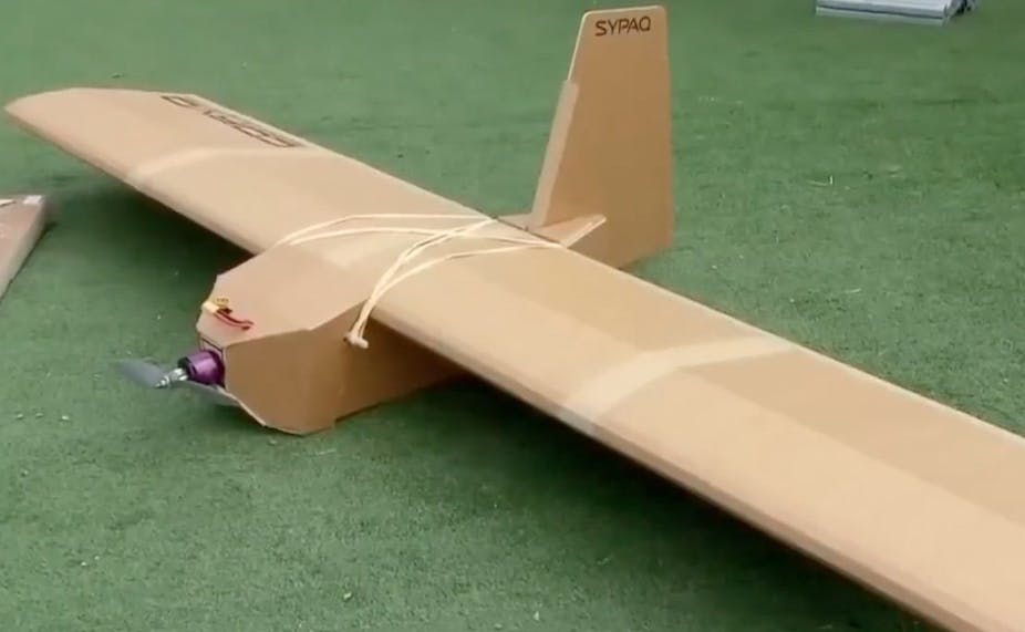 Ukraines Use of Low-Cost Cardboard Drones in Attack on Russian Airfield